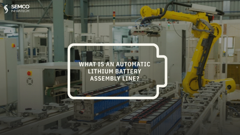 Automatic lithium battery assembly line